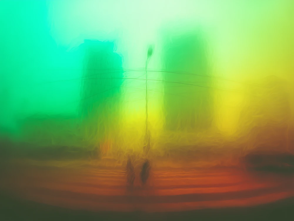 Blurred porcelain still life