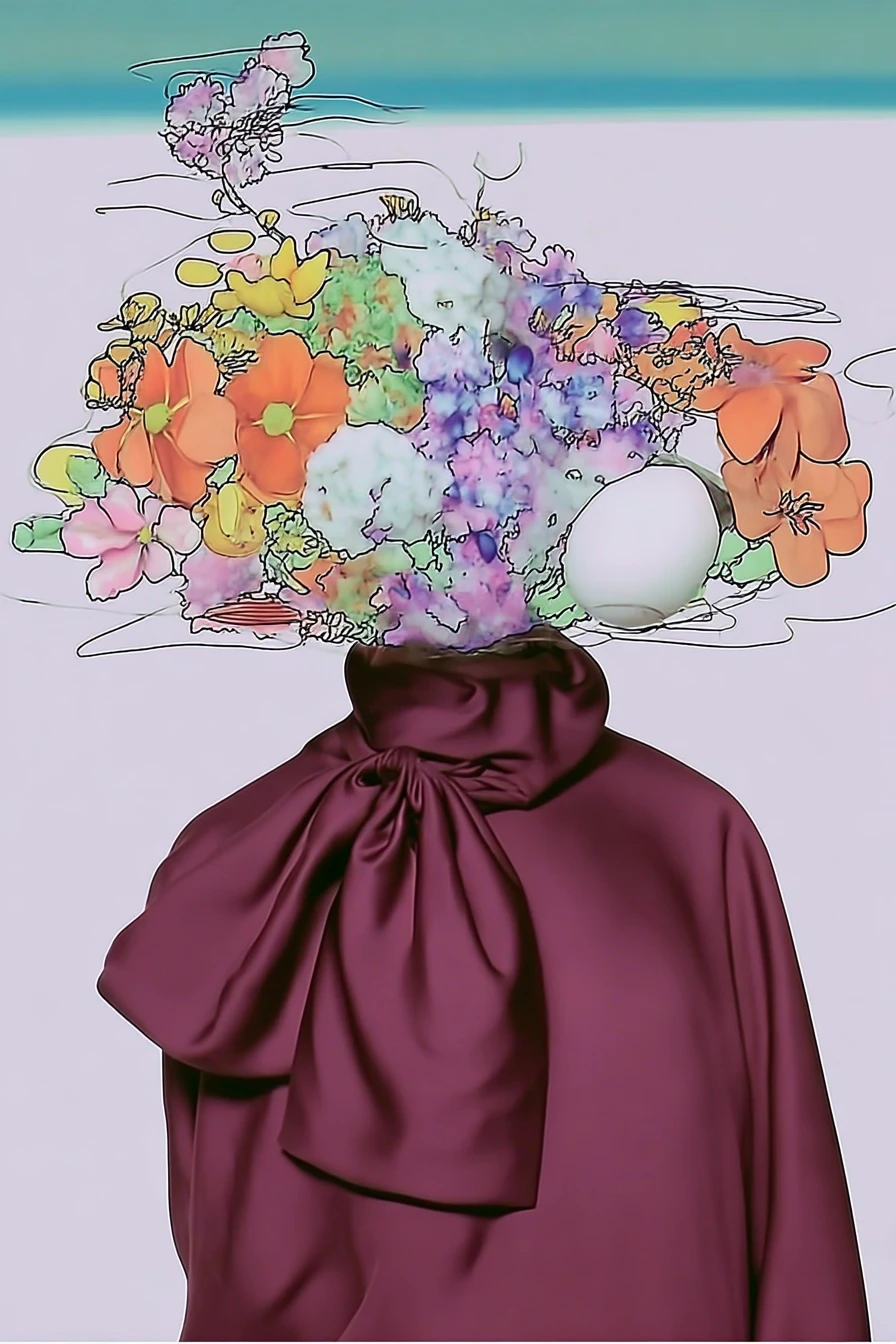 Illustrated dress